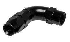 Vibrant - Vibrant - 3AN 90 Degree High Flow Hose End Fitting for PTFE Lined Hose - Aluminum - Demon Performance