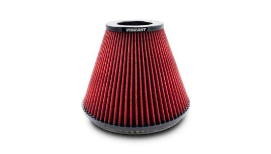 Vibrant - Vibrant 8.75in Inlet I.D. x 8.50in Height Bellmouth Velocity Stack Classiic Performance Air Filter - Demon Performance