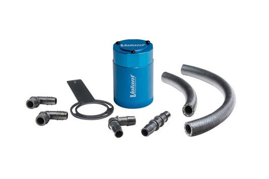 Volant - Volant 19 - 23 Dodge Ram 1500 RWD/Rebel 1500 RWD 3oz Aluminum Oil Catch Can w/Mounting Bracket - Blue - Demon Performance