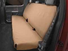 WeatherTech - WeatherTech 05 - 10 Dodge RAM 1500 / 07 - 10 Ford F - 250 / 04 - 15 Nissan Titan Tan Rear Seat Protector - Demon Performance
