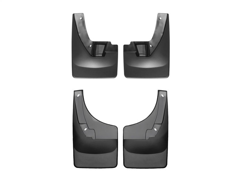 WeatherTech - WeatherTech 09-11 Dodge Ram Truck 1500 No Drill Mudflaps - Black - Demon Performance