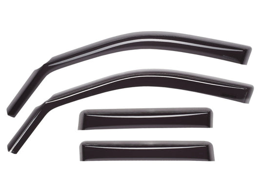 WeatherTech - WeatherTech 10 - 24 Dodge Ram Truck 2500/3500 Crew Cab Front & Rear Side Window Deflectors - Dark Smoke - Demon Performance
