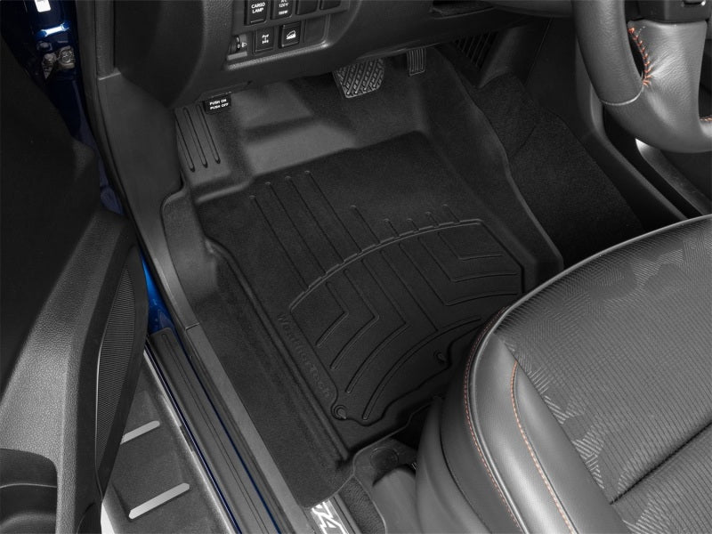 WeatherTech - WeatherTech 17-23 Nissan Titan CC & 17-20 XD Crew Cab Front FloorLiner HP - Black - Demon Performance