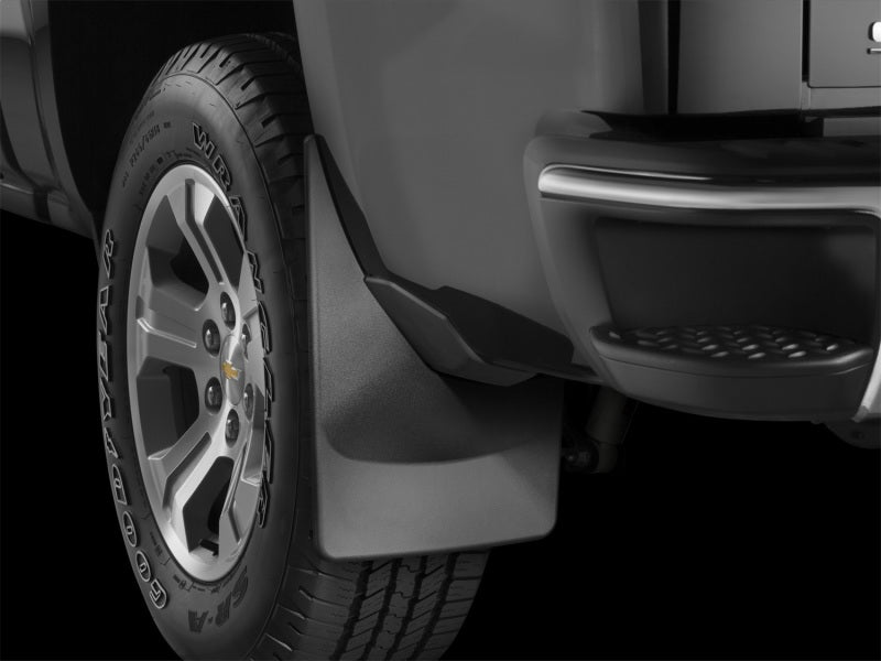 WeatherTech - WeatherTech 19 - 23 Dodge Ram 1500 (Vehicles w/FF Lip Molding) No Drill Mudflaps - Black - Demon Performance