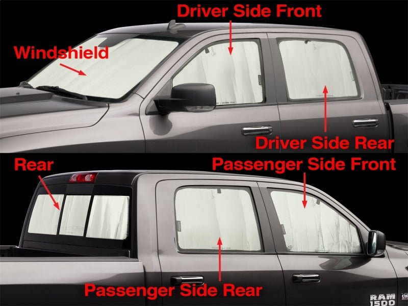 WeatherTech - WeatherTech 2009+ Dodge Ram Truck 1500 Crew Cab TechShade Full Vehicle Kit - Demon Performance