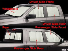 WeatherTech - WeatherTech 2009+ Dodge Ram Truck 1500 Crew Cab TechShade Full Vehicle Kit - Demon Performance
