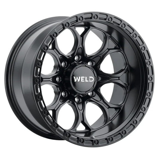 Weld - Weld Off - Road 20x9 / BP 8x165.1 / ET 00 / BS 5.00 / Ledge 8 Wheels Satin Black / Black Ring 125.1 - Demon Performance
