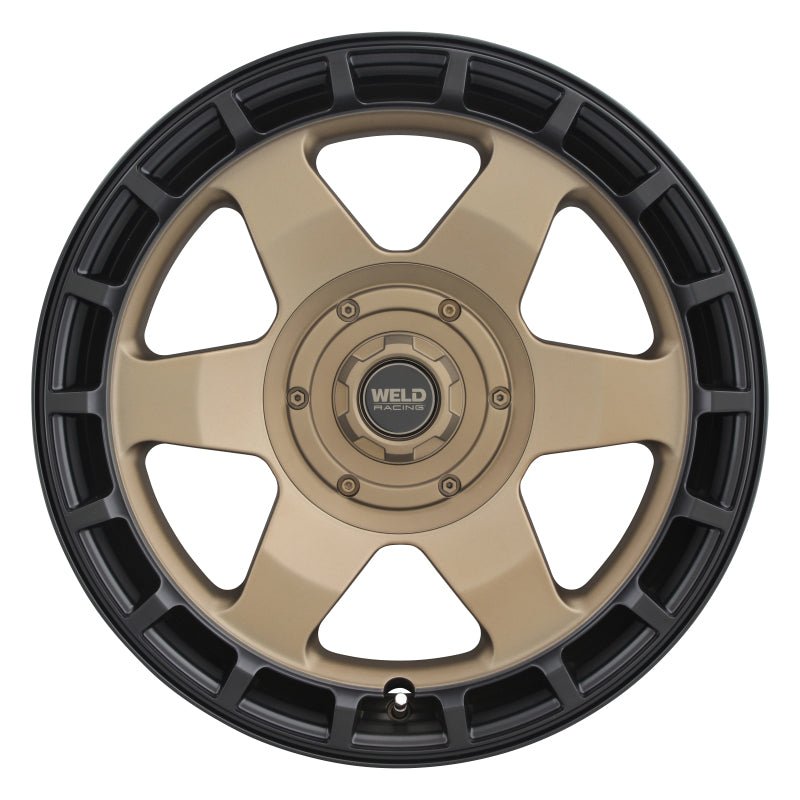 Weld - Weld Off-Road Ridge 17x9 - 5x114.3 / 5x127 BP - ET-12 - 78.1mm CB - Satin Bronze Wheel (Black Ring) - Demon Performance