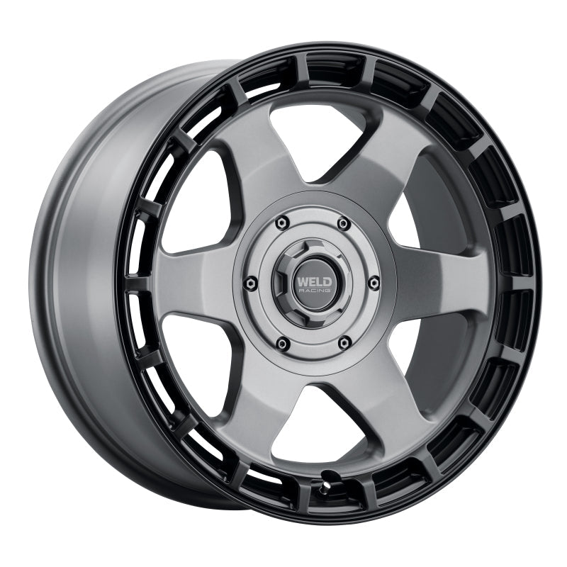 Weld - Weld Off-Road Ridge 20x9 - 6x135 / 6x139.7 BP - ET0 - 106.1mm CB - Satin Gunmetal Wheel (Black Ring) - Demon Performance