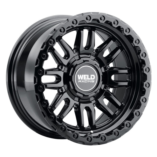 Weld - Weld Off-Road Swift 17x9in - 5x114.3 / 5x127 BP - ET-12 - 78.1mm CB - Gloss Black Wheel & Ring - Demon Performance