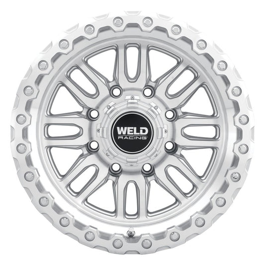 Weld - Weld Off-Road Swift 17x9in - 5x114.3 / 5x127 BP - ET-12 78.1mm CB Gloss Silver Machined Wheel & Ring - Demon Performance