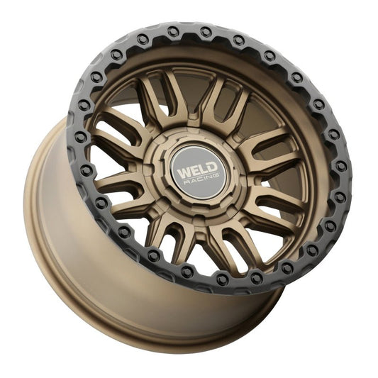 Weld - Weld Off-Road Swift 17x9in - 5x114.3 / 5x127 BP - ET-12 - 78.1mm CB- Satin Bronze Wheel & Black Ring - Demon Performance