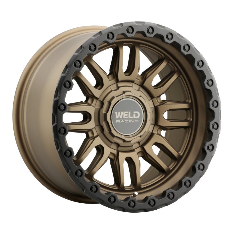 Weld - Weld Off-Road Swift 17x9in - 5x114.3 / 5x127 BP - ET-12 - 78.1mm CB- Satin Bronze Wheel & Black Ring - Demon Performance