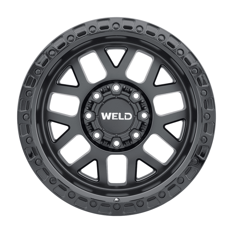 Weld - Weld Off-Road W104 20X10 Cinch 8X180 ET-18 BS4.76 Satin Black / Gloss Black 124.3 - Demon Performance