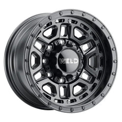 Weld - Weld Off - Road W119 17x9 Crux 5x114.3 5x127 ET - 12 BS 4.50 Satin Black 78.1 - Demon Performance
