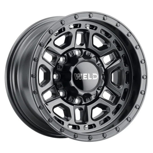 Weld - Weld Off - Road W119 17X9 Crux 8x170 ET00 BS5.00 Satin Black 125.1 - Demon Performance