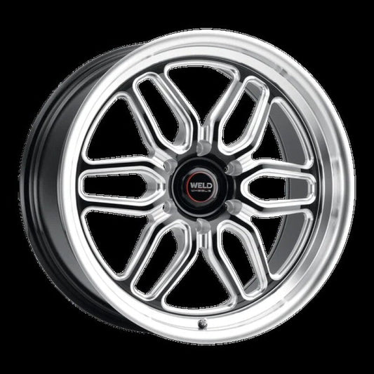 Weld - Weld Racing 17x9.5 Laguna 6 Drag 6x127 ET35 BS6.625 Gloss Black Milled - Diamond Lip 78.1 - Demon Performance