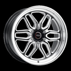 Weld - Weld Racing 17x9.5 Laguna 6 Drag 6x127 ET35 BS6.625 Gloss Black Milled - Diamond Lip 78.1 - Demon Performance