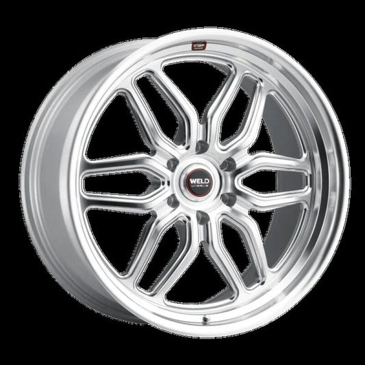 Weld - Weld Racing 22x9.5 Laguna 6 6x135 ET25 BS6.23 Gloss Silver Machine 87.1 - Demon Performance