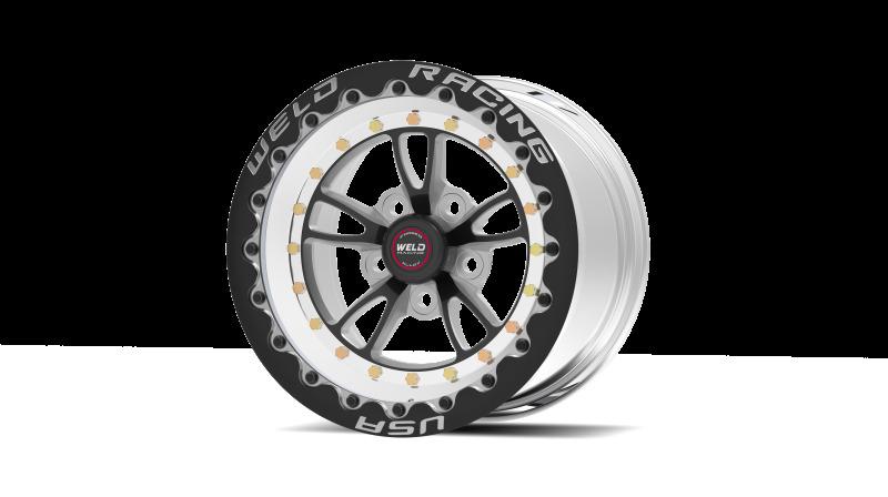 Weld - Weld RT Full Throttle 15x10 / 5x4.5 / 7.5in. BS Black Wheel - Single Beadlock - Demon Performance