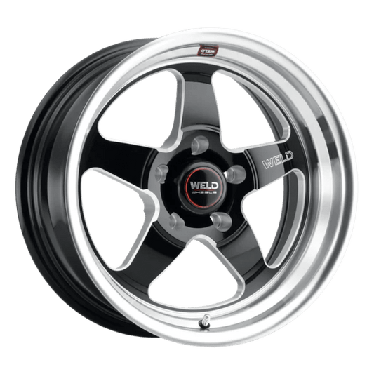 Weld - Weld S155 18x11 Ventura 5x120.65 43 Offset BS 7.69 Gloss BLK MIL DIA 72.56 - Demon Performance