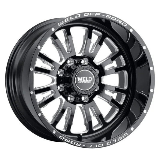 Weld - Weld Slingblade 20x9 / 8x170 BP / 0 Offset / 5 BS / 125.1 Bore Gloss Black Milled Wheel - Demon Performance