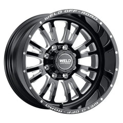 Weld - Weld Slingblade 20x9 / 8x170 BP / 0 Offset / 5 BS / 125.1 Bore Gloss Black Milled Wheel - Demon Performance