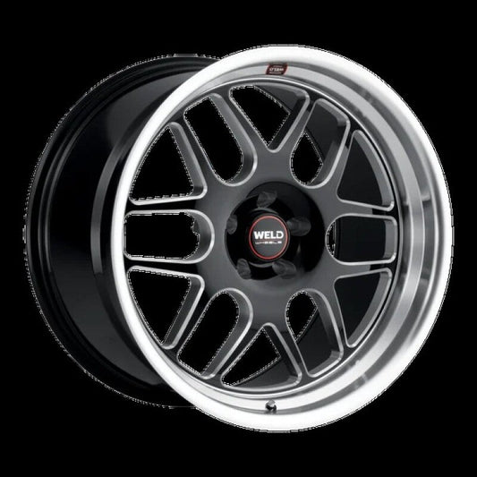Weld - Weld Solana 18x9.5 / 5x114.3 BP / ET25 / 70.5mm Bore - Gloss Black MIL DIA Wheel - Demon Performance