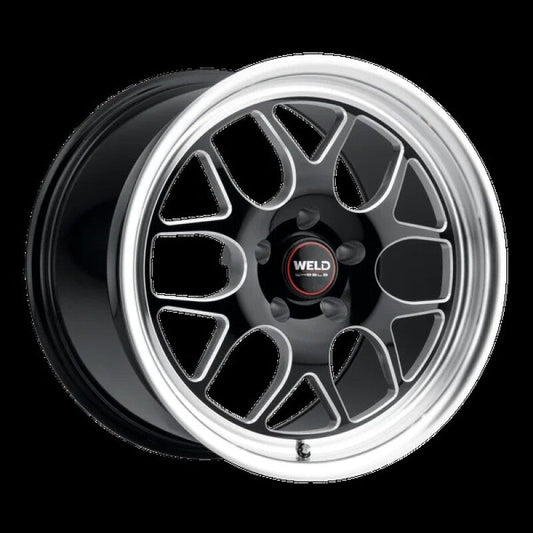 Weld - Weld Solana Drag 17x10 / 5x115 BP / ET30 / 78.1mm Bore - Gloss Black MIL DIA Wheel - Demon Performance
