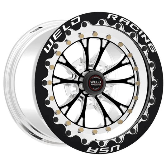 Weld - Weld Vitesse 17x10 / 5x4.5mm BP / 8in. BS Low Pad Black Wheel - Black SBL - Demon Performance