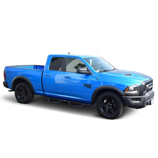 Westin - Westin 09-18/19-24 Ram 1500 Quad Cab/Classic Outlaw Drop Nerf Step Bars Textured Black - Demon Performance