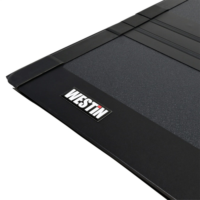 Westin - Westin 19 - 22 RAM 1500 Crew Cab (Excl. RamBox) 5ft. 7in. Bed Hard Tri - Fold Tonneau Cover - Black - Demon Performance