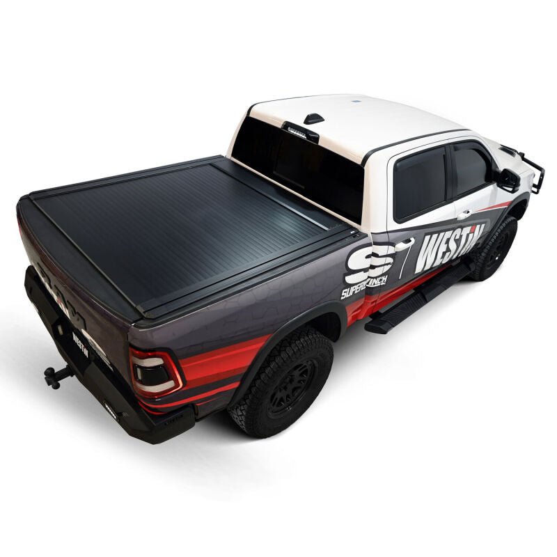Westin - Westin 19-26 Ram 1500 (New Body)(Excl. RamBox) 5ft 7in Bed Manual Retractable Tonneau Cover - Black - Demon Performance