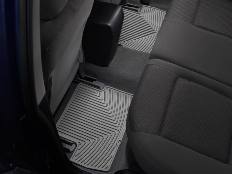 WeatherTech - WT Rubber Mats - Rear - Grey - Demon Performance