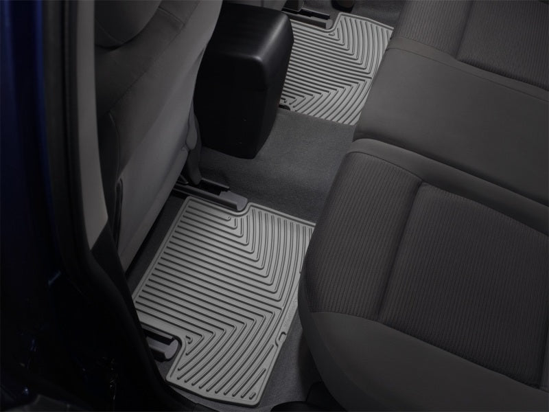 WeatherTech - WT Rubber Mats - Rear - Grey - Demon Performance
