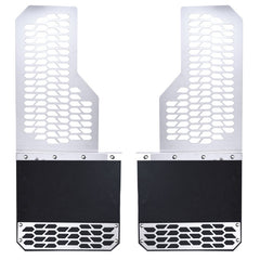 Putco 14-20 Chevrolet Silverado LD / GMC Sierra LD - Set of 2 Mud Skins - Brushed SS w/ Hex Shield