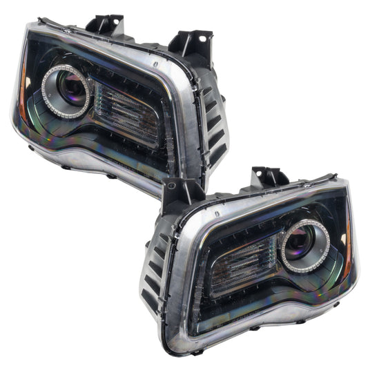 Oracle 11-14 Chrysler 300C SMD HL - Black - NON HID - ColorSHIFT w/o Controller