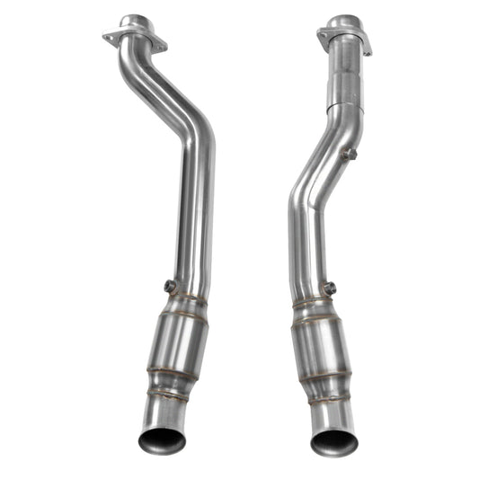 Kooks 2011+ Jeep Grand Cherokee 5.7L 3in x OEM SS GREEN Catted Connection Pipes