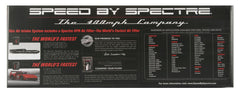 Spectre 05-10 Chrysler 300C V8-5.7/6.1L F/I Air Intake Kit - Polished w/Red Filter