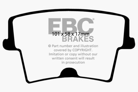 EBC 05-09 Chrysler 300 2.7 Greenstuff Rear Brake Pads