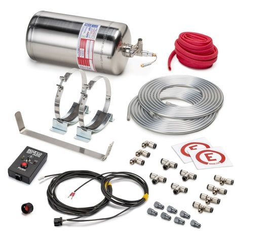 Sparco 4.25 Liter Electric Steel Extinguisher System