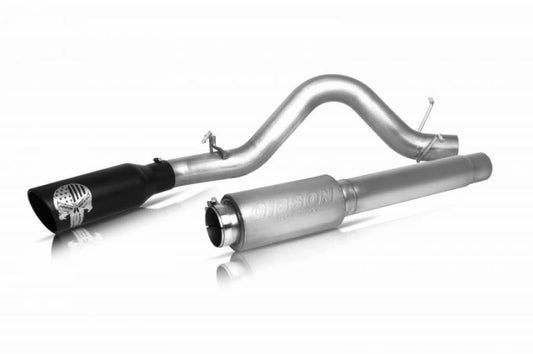 Gibson 08-10 Nissan Titan SE 5.6L 4in Patriot Skull Series Cat-Back Single Exhaust - Stainless