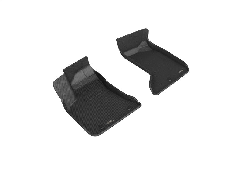 3D MAXpider - 3D MAXpider 12-21 Dodge Charger AWD Kagu 1st Row Floormats - Black - Demon Performance