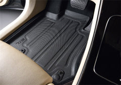 3D MAXpider - 3D MAXpider 19-21 Porsche Cayenne 2021 Cayenne GTS Elegant Hybrid 1st Row Floormat - Black - Demon Performance