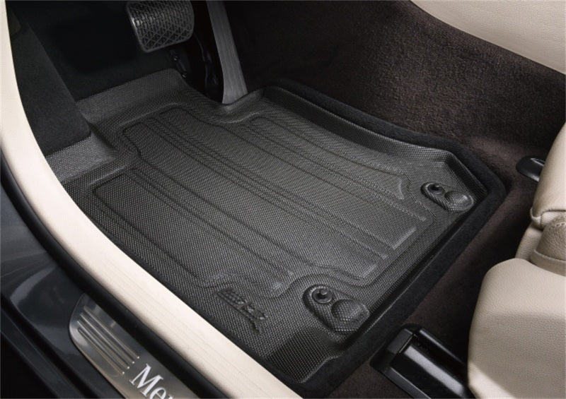 3D MAXpider - 3D MAXpider 19-21 Porsche Cayenne 2021 Cayenne GTS Elegant Hybrid 1st Row Floormat - Black - Demon Performance