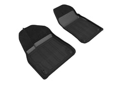 3D MAXpider - 3D MAXpider 19-21 Porsche Cayenne 2021 Cayenne GTS Elegant Hybrid 1st Row Floormat - Black - Demon Performance