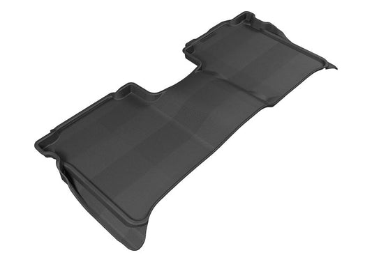3D MAXpider - 3D MAXpider 2004-2015 Nissan Titan Crew Cab Kagu 2nd Row Floormats - Black - Demon Performance