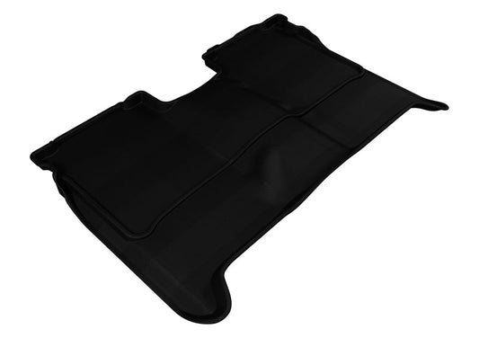 3D MAXpider - 3D MAXpider 2004-2015 Nissan Titan Crew Cab Kagu 2nd Row Floormats - Black - Demon Performance