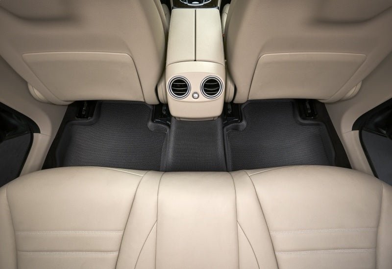 3D MAXpider - 3D MAXpider 2004-2015 Nissan Titan Crew Cab Kagu 2nd Row Floormats - Black - Demon Performance