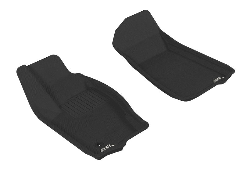 3D MAXpider - 3D MAXpider 2005-2010 Jeep Grand Cherokee Kagu 1st Row Floormat - Black - Demon Performance